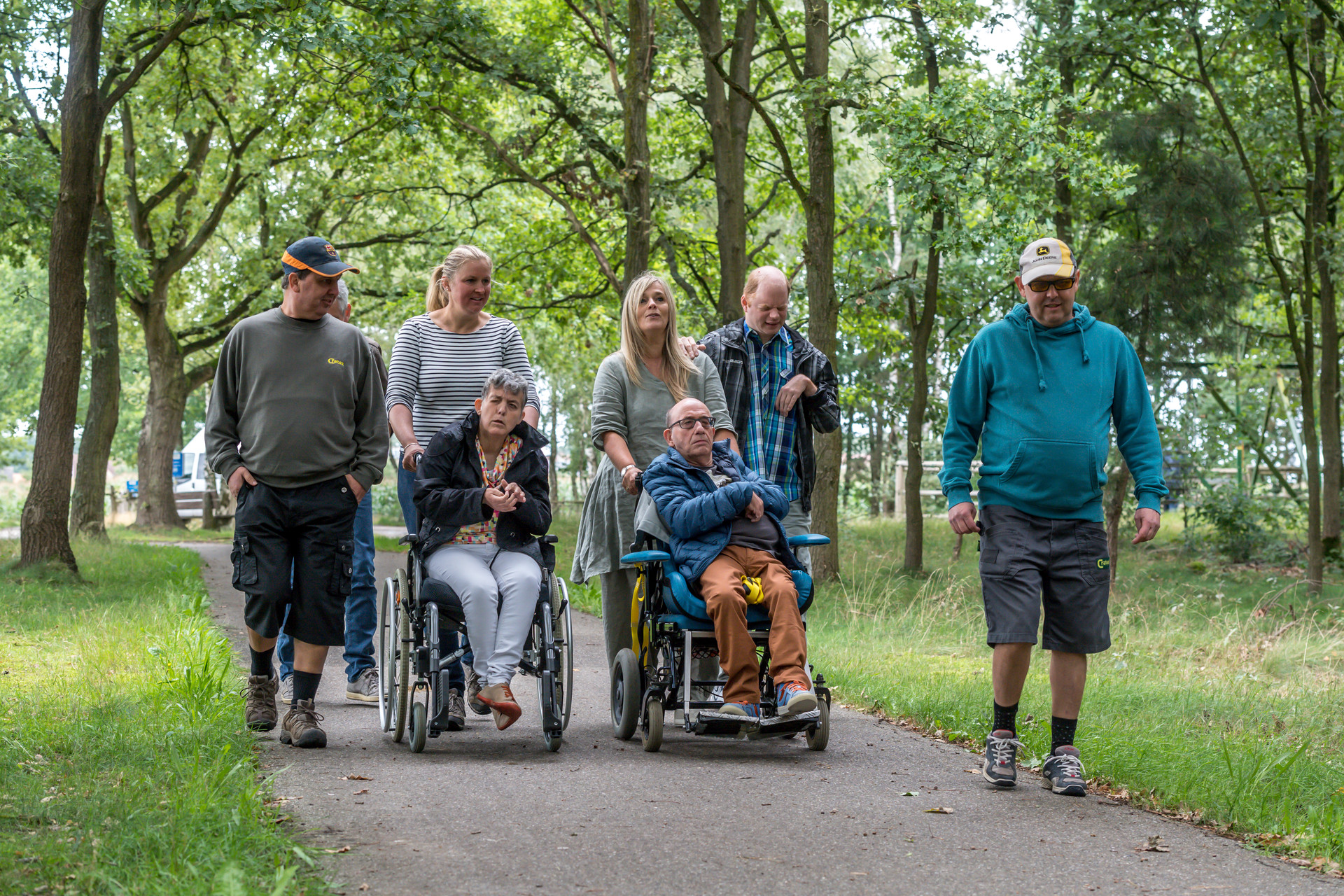 Het mindervalidenpad in het Kolisbos